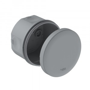 Systeme Electric коробка распред. двухкомпонентная ОУ 80х50 4гермов.серая ПМ IP66(60шт) IMT351951