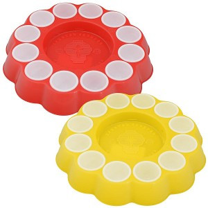 Подставка для кулича и яиц "Цветок" (кратность 4!!!) 26,5*4см PP 76-153 Мультидом