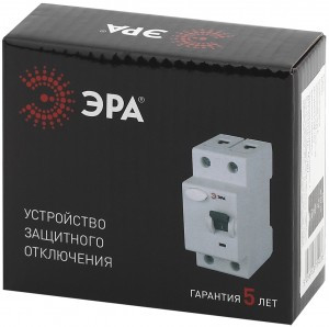 ЭРА PRO NO-902-57 устройство защитного отключения (УЗО) ВД1-63 1P+N 40А 300мА (90/1620)