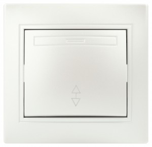 ЭРА Intro Plano перекл. СУ, 1 кл, 10A, перламутр, 250В, IP20, 1-103-06 7959