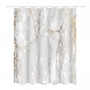 Штора д/ванной Марбл 200(В)*180(Ш)см, 12колец, люверсы, полиэстер, 75423 Master House