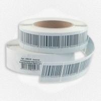 Этикетки самоклеящиеся защитная р/ч штрих-код 40х40мм 1000шт/рул 20рул/уп