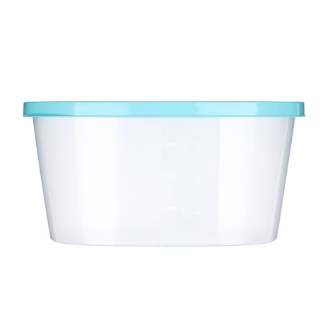 Контейнер для СВЧ с крышкой, 1,5л, пластик, квадратный, 3 цвета