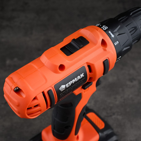 ЕРМАК Набор электроинструмента 29 предметов, шуруповерт 20В (2А*ч, 2шт, 35Н*м) (ONE)