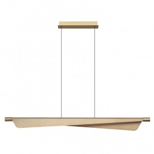 ODEON LIGHT 7017/24LB HIGHTECH св-к подвес св-к сенс.диммер акрил лат. брашинг 24W 3000K 220V LINEA