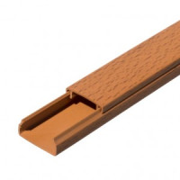 Промрукав Кабель-канал бук 2-й замок в п/э 20х10 (180м/уп) цена за 1м 025428