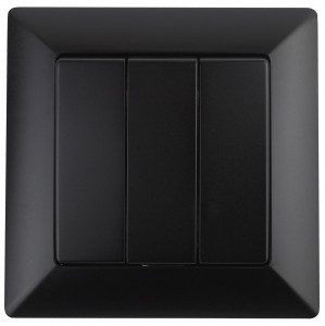 ЭРА Intro Solo выкл. СУ 3 кл. 10А IP20, антрацит 5629