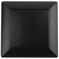 ЭРА Intro Solo выкл. СУ 3 кл. 10А IP20, антрацит 5629