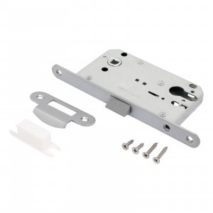 Замок врезной без ц/м АЛЛЮР АРТ 5300-P SC мат.хром (40)