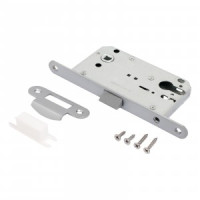 Замок врезной без ц/м АЛЛЮР АРТ 5300-P SC мат.хром (40)