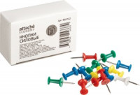 Кнопки для пробковых досок силовые Attache Economy 50 шт./уп. цв. 965722