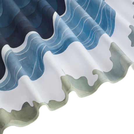 PROVANCE Саммер Полотенце пляжное из микрофибры 70х150см, 100% полиэстер, океан