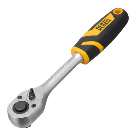 Набор инструментов, 1/2", 1/4", CrV, S2, пластиковый кейс, 100 предметов Denzel