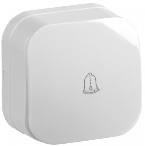 IEK GLORY выкл. ОУ 1 кл. кнопка 10А ВСс20-1-0-ХБ белый EVH14-K01-10