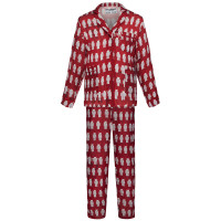 Пижама "Card" red, мужская, красный с рисунком, разм. one size