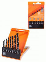 TDM Рубин набор сверл по дереву, 8шт (3-4-5-6-7-8-9-10) мм, полир., HSS, пласт. уп. SQ1093-0202