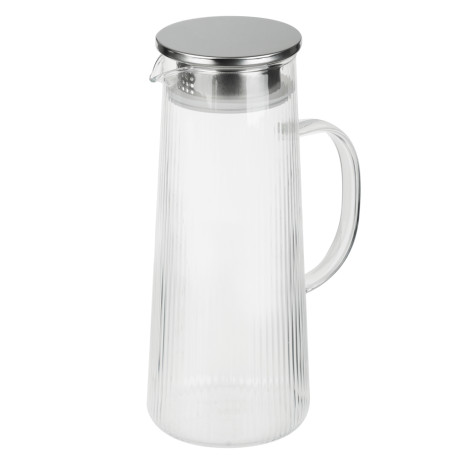 SATOSHI Набор Кувшин 1,3л, 6 стаканов 200мл, стекло, нерж.сталь