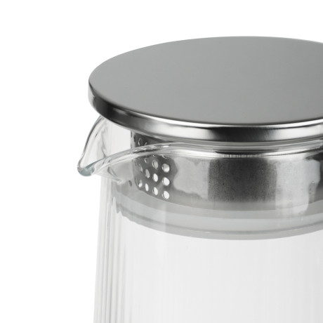 SATOSHI Набор Кувшин 1,3л, 6 стаканов 200мл, стекло, нерж.сталь