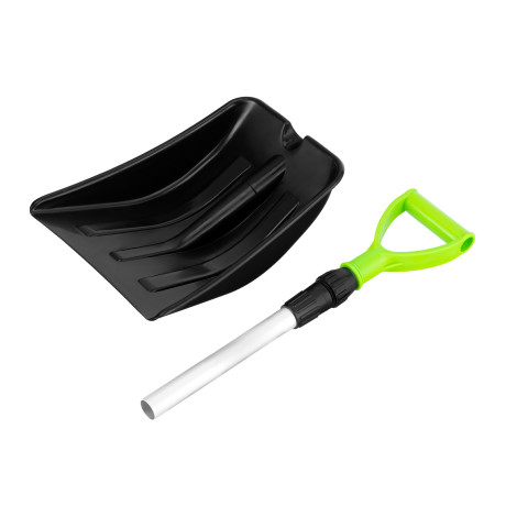 Лопата для уборки снега, полипропилен, 260х340х720-915 мм, телескопический черенок, BASE Palisad