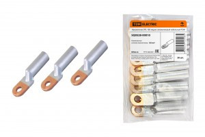 TDM DTL-185 нак.медно-алюминин. каб. dотвер.=17мм Sнаконеч.=185мм2 (цена за 1шт.)(20!) SQ0528-0010