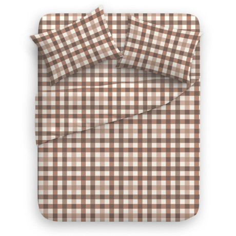 PROVANCE Мосс Комплект постельного белья семейный (5 предметов), поплин, 2 дизайна