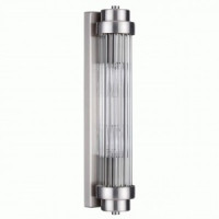 ODEON LIGHT 4823/2W WALLI ODL21 505 никель/прозр. св-к бра E14 2x40W 420x80 LORDI