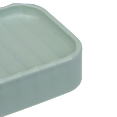 Мыльница тм VETTA Сидней, пластик, PP, оливковый, 11,4x7,3x2,8см