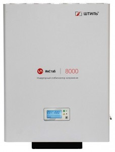 ШТИЛЬ стабилизатор инверторный IS8000, настен. 1ф 8кВА/7,25кВт Uвх 90-310В, Uвых.рег 220-230В IS8000