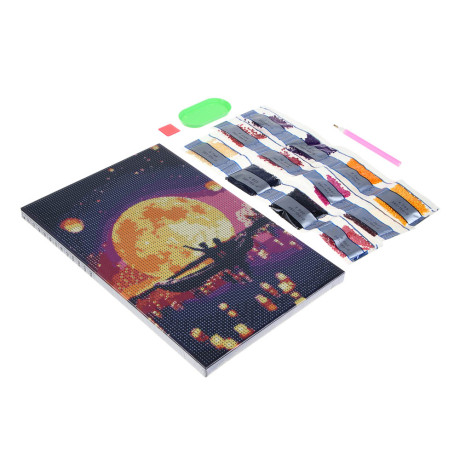 ХОББИХИТ Картина из страз, комплект (стразы, основа, палочка), 20х30см, 10 дизайнов