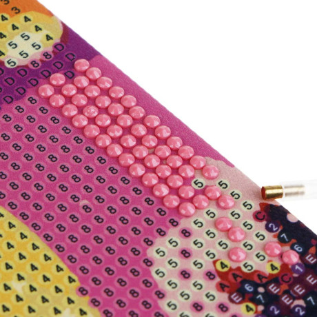 ХОББИХИТ Картина из страз, комплект (стразы, основа, палочка), 20х30см, 10 дизайнов