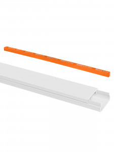 TDM Кабель-канал 20х10 белый (18м, цена за 1м) (18!) SQ0402-0803