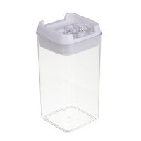 Банка для сыпучих продуктов, тм VETTA, Миндаль, 550мл квадратная, пластик