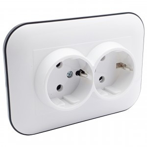 OVIVO роз. СУ 2 мест. (земля) LOFT белый/черный 404-010308-907