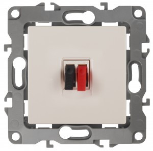 ЭРА 12 мех. роз. СУ аудио, слоновая кость, автоклеммы 12-3111-02 3406