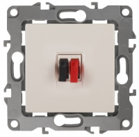 ЭРА 12 мех. роз. СУ аудио, слоновая кость, автоклеммы 12-3111-02 3406