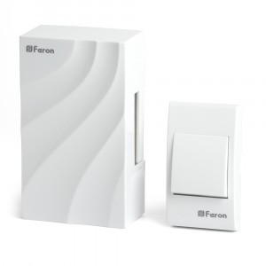 Feron Звонок проводной электромех., 230V белый, БАЗА: 119х70х37, КНОПКА: 45х80х25 DB-102 48806