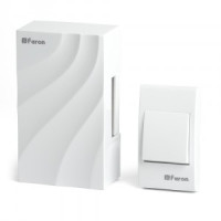 Feron Звонок проводной электромех., 230V белый, БАЗА: 119х70х37, КНОПКА: 45х80х25 DB-102 48806