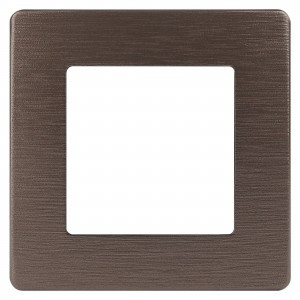 ЭРА 12 рамка СУ 1 мест. САТИН, бронза 12-5101-13 8151