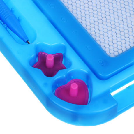 Доска магнитная для рисования с 2-3-мя штампами, пластик