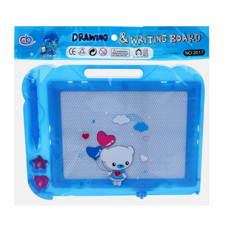 Доска магнитная для рисования с 2-3-мя штампами, пластик