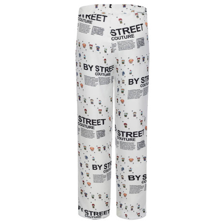 Пижама "Cards" white, мужская, белый с рисунком, разм. one size