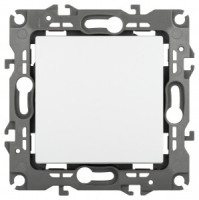 ЭРА 12 мех. выкл. (перекл.) СУ 1 кл. (перекрестный) 10А, автоклеммы, белый матовый 12-1103-01М