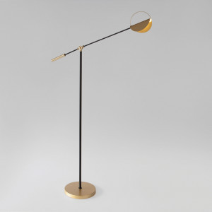 Eurosvet торшер 1x9W G9 1000х280х1420 мет золото/черный Grazia 01143/1 Умный дом a062045