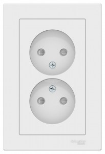 Systeme Electric AtlasDesign роз. СУ 2 мест., шторки, 16А, ЛОТОС ATN001322 (6!)