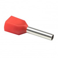 EKF Наконечник штыревой втулочный изол. НШвИ(2) 1,0-10 красный (уп.50шт, цена за уп) nhvi2-1.0-10