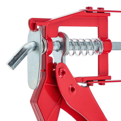 ЕРМАК Пистолет для герметика с мет. фиксатором 225мм скеле