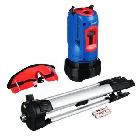 РОКОТ Уровень лазерный самовыравнивающийся (+ штатив, очки, батарейки)