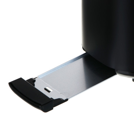 LEBEN Тостер, 650 Вт, 2 слота, регулятор мощности/степени прожарки, пластик, металл, чёрный