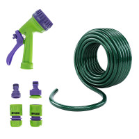 Набор поливочный, шланг 3/4&quot;, 15 м, 7 режимов пистолет, соединитель, адаптер Palisad