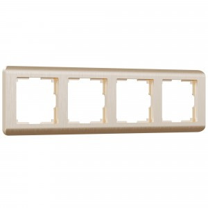 Werkel рамка СУ 4 мест. Stream (шампань) (WL12-Frame-04 a034614)W0042111 a051285